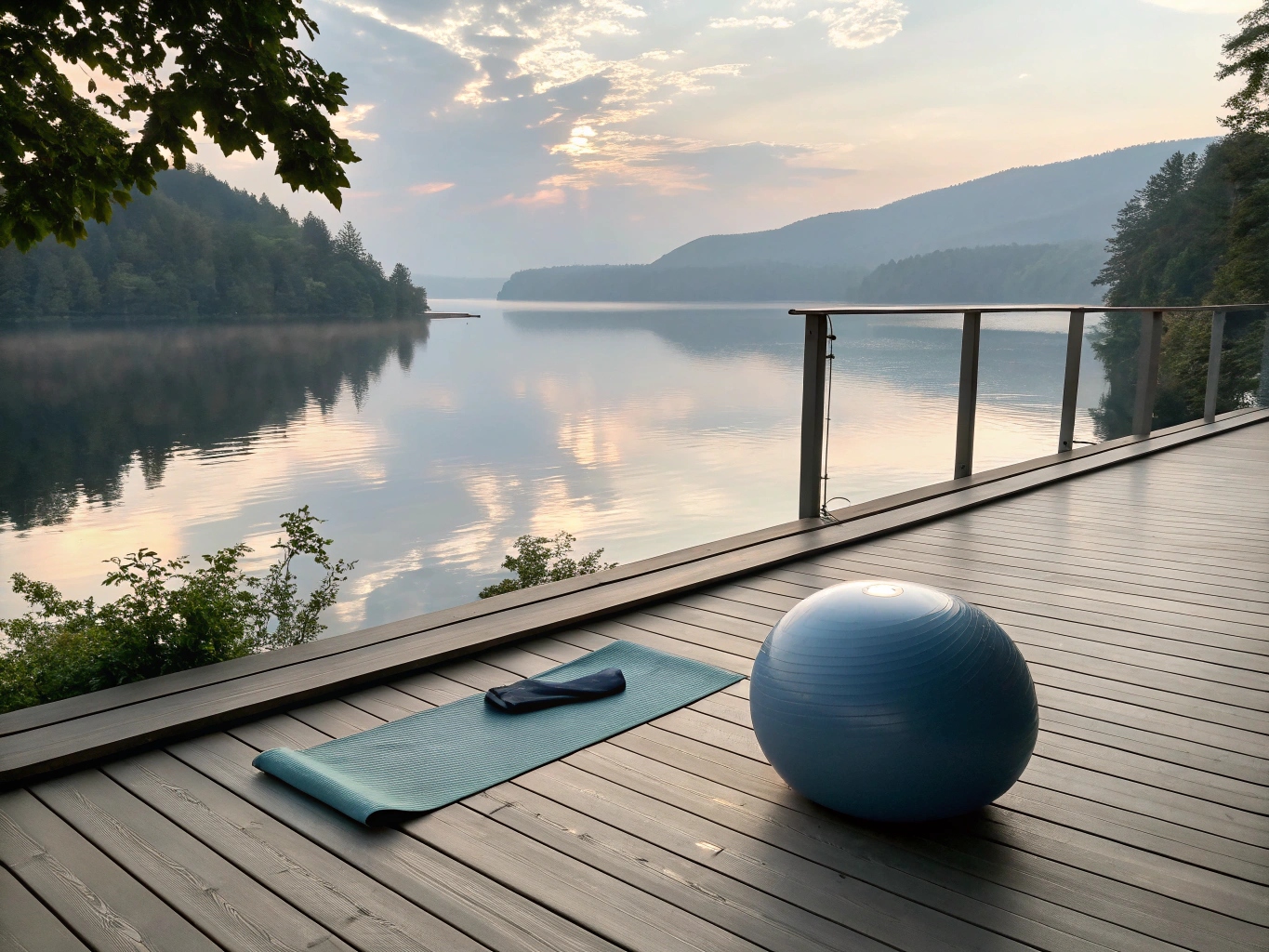 Kern & Balans Pilates oefening